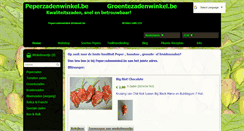 Desktop Screenshot of peperzadenwinkel.be